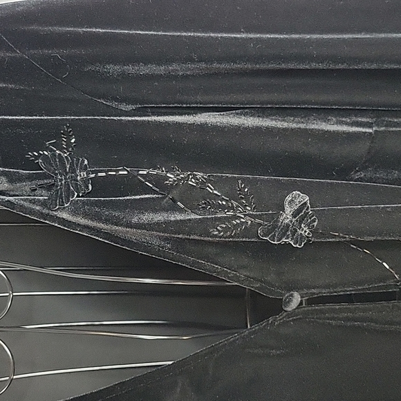 CRIMSON BY LAWRENCE KURTZ Black Floral Beaded Jacket Size‎ 2X - Picture 2 of 8